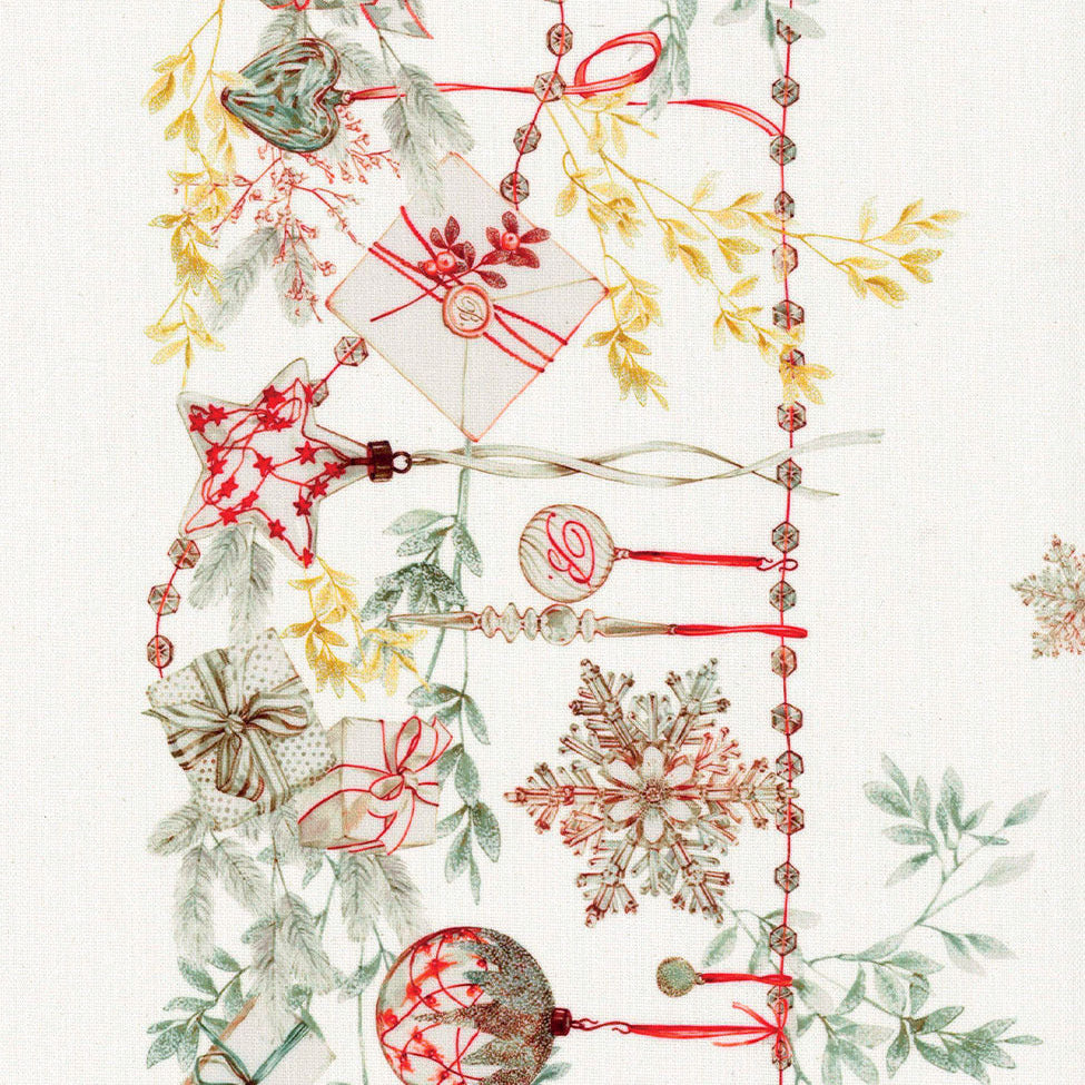 Tovaglia da tavola 18 posti Bianco Natale Blumarine