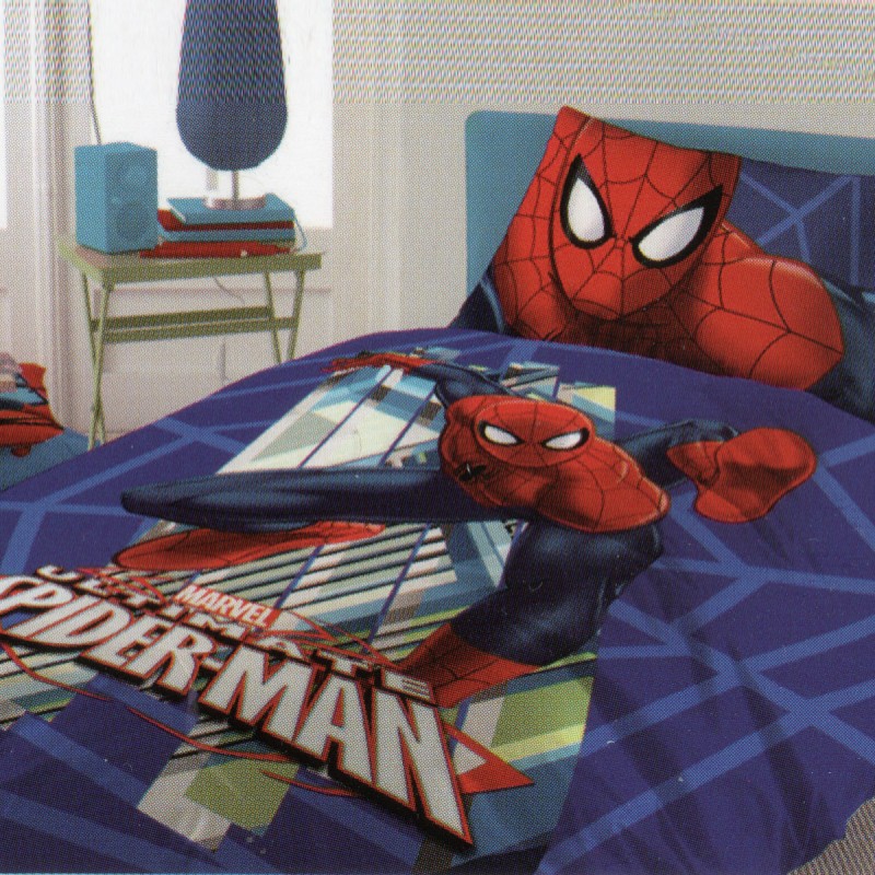 Lenzuola Matrimoniali Spiderman.Spiderman Completo Lenzuola Singolo Novia