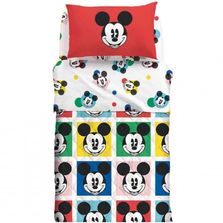 Mickey colors quilt 1p Caleffi Disney