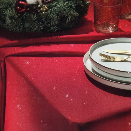 Tovaglia da tavola 8 posti rotonda Cristal Gabel Natale