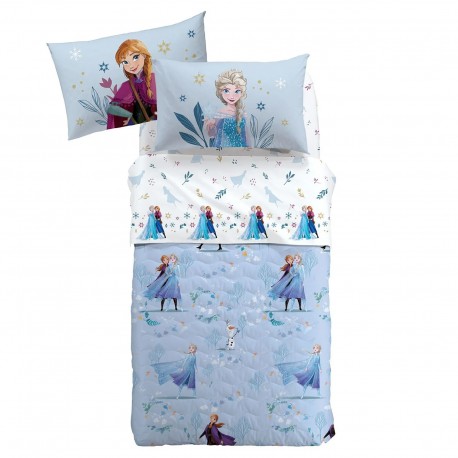 Trapuntino singolo Frozen Elsa&Anna Disney Caleffi