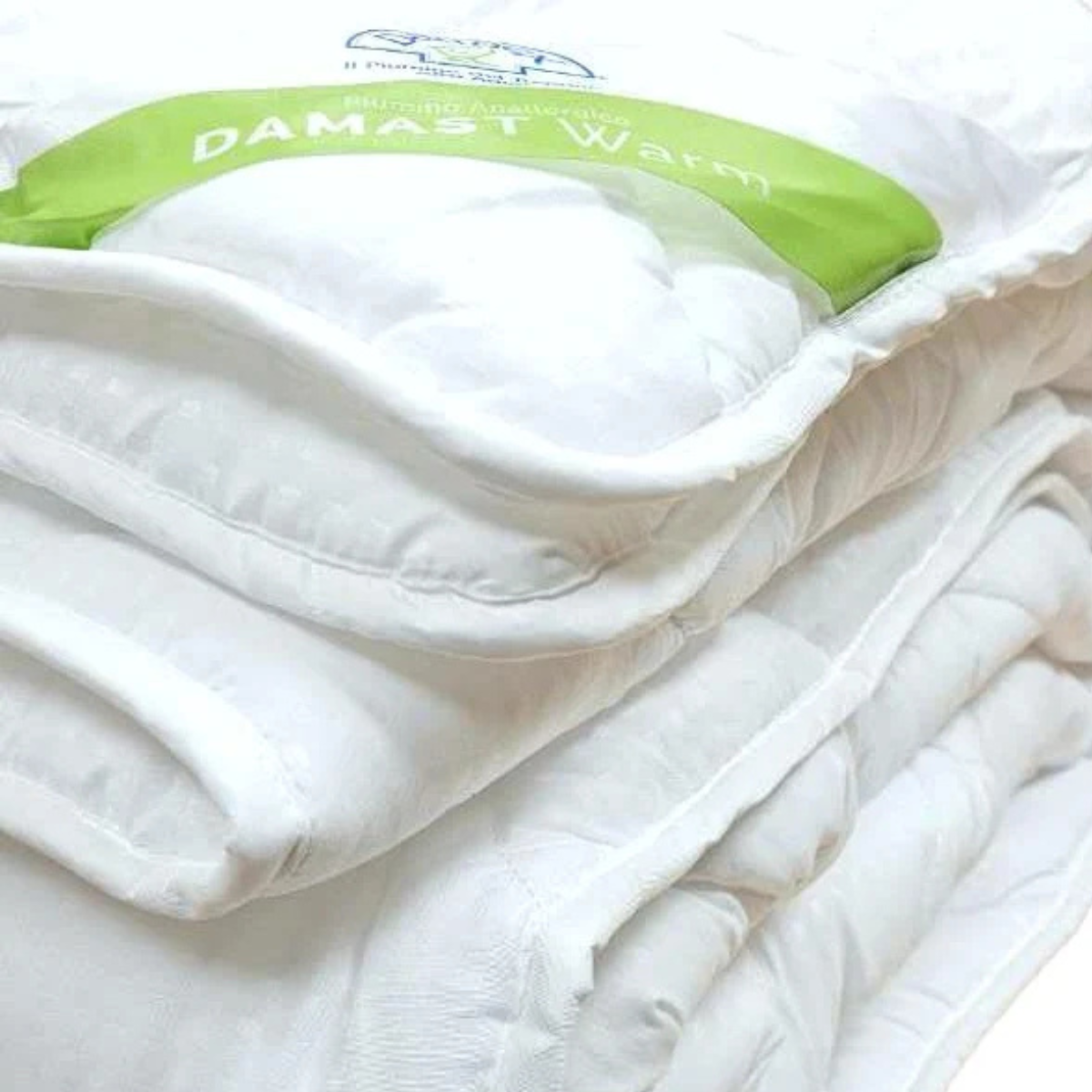 Dettaglio piumino anallergico Daunex Damast Warm in microfibra damascata con imbottitura da 350 g/m²