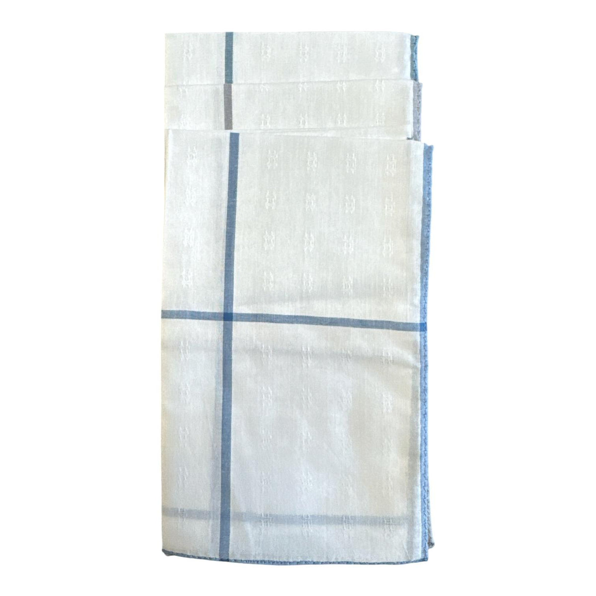 Confezione originale Perofil di fazzoletti uomo 100% cotone 45x45 cm con orlo roulé