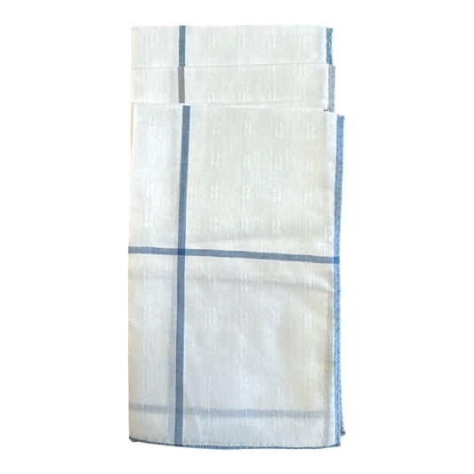 Confezione originale Perofil di fazzoletti uomo 100% cotone 45x45 cm con orlo roulé
