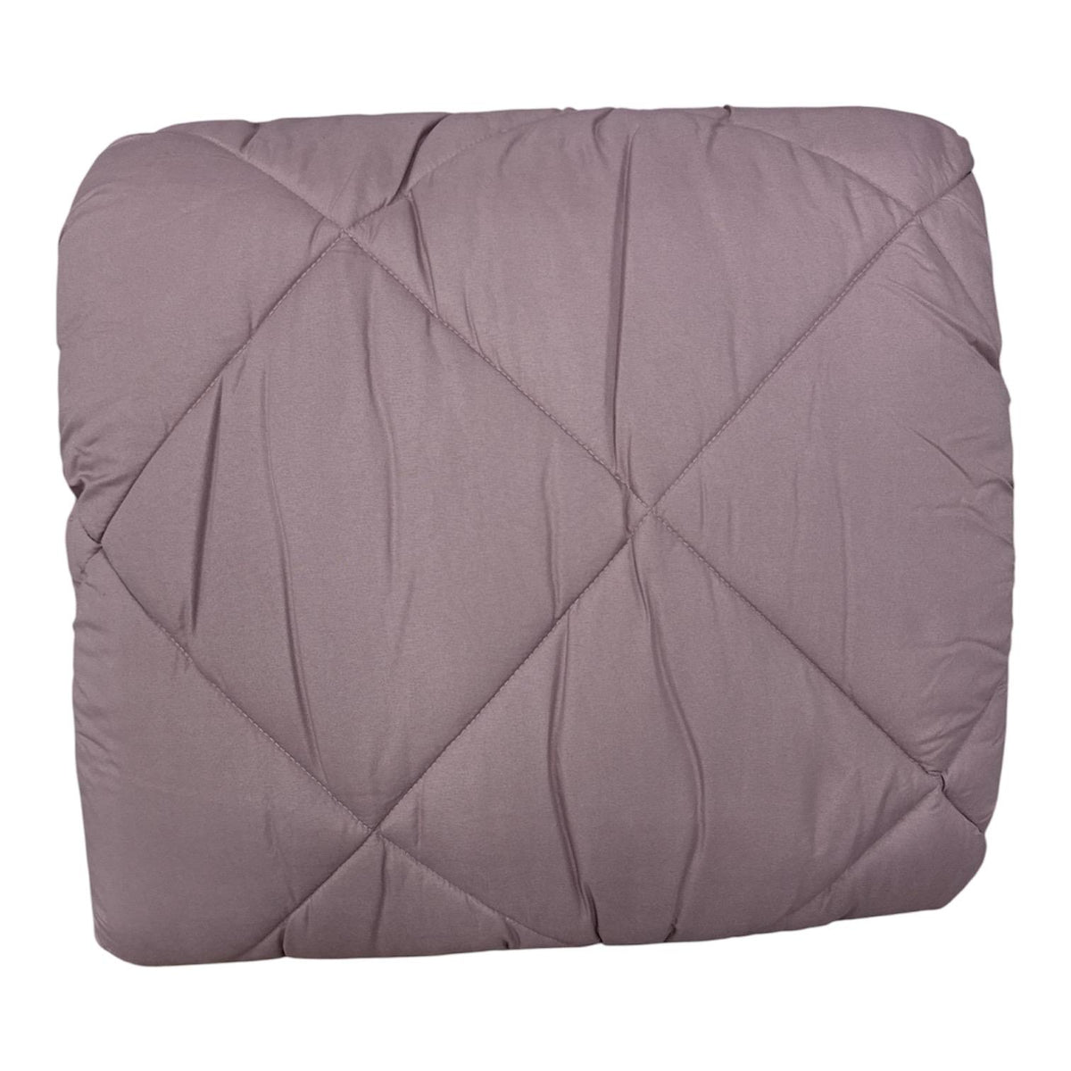 Trapunta invernale Soffice Di Maestro colore malva con cuciture a rombi